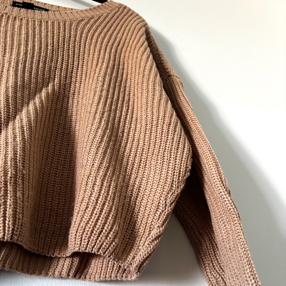 Streetwear Society Knit Sweater – Taupe – Large - Picture 5 of 6